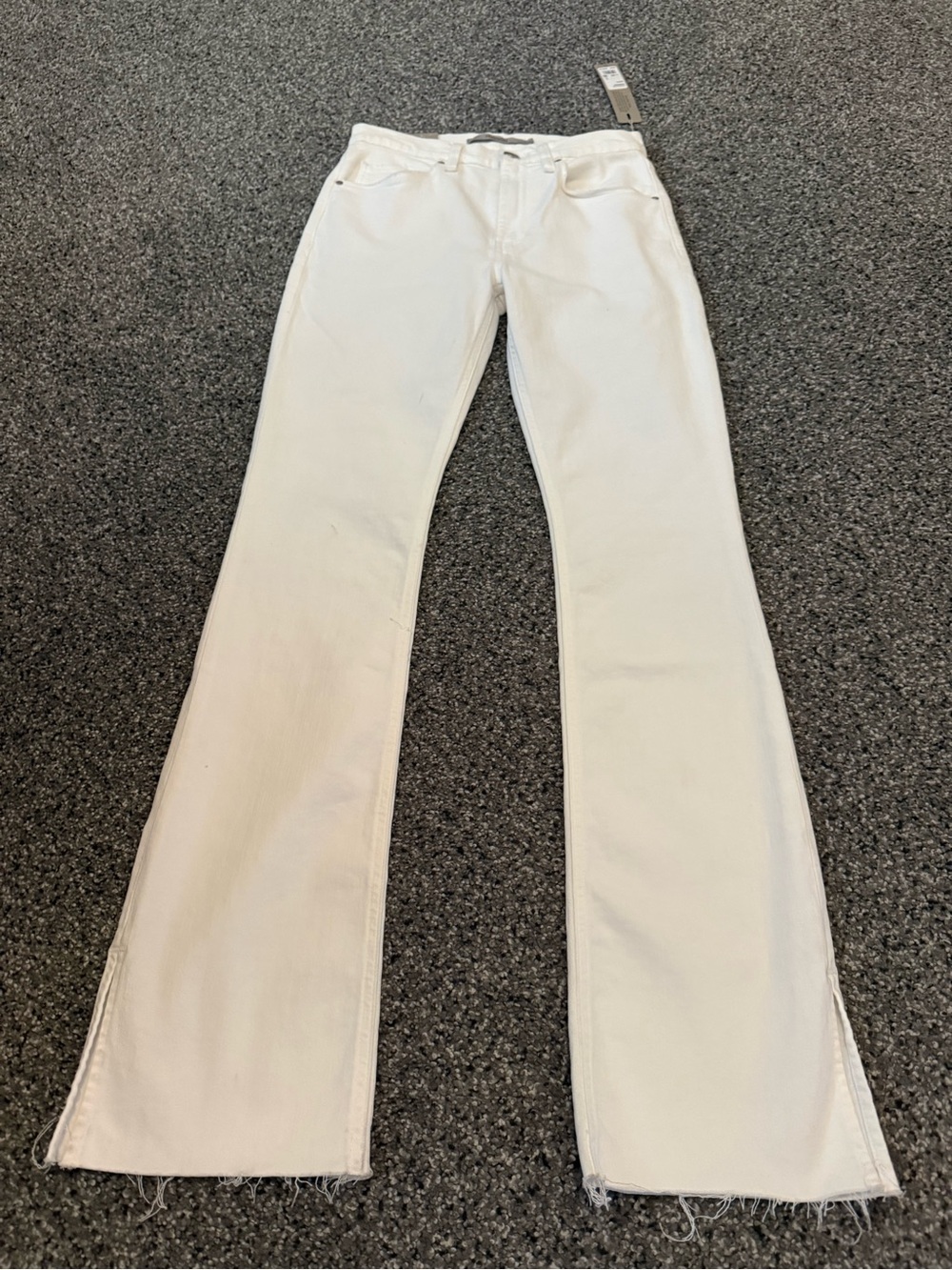 Women's White Flared Jeans - Clean High-Rise Style